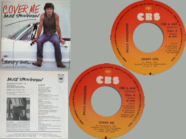 Bruce Springsteen - COVER ME / JERSEY GIRL